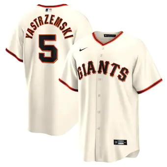mens nike mike yastrzemski cream san francisco giants home 